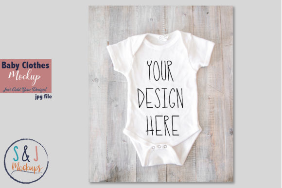 Baby Clothes Mockup Graphics for Baby Amp