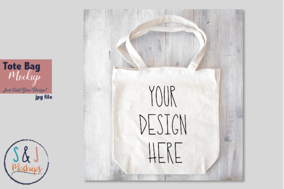 Canvas Bag Mockup for Graphics and Tote Bags
