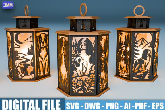 Cavalier King Charles Spaniel Lantern SV