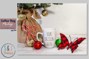 Christmas Coffee Mug Mockup Graphics and Product Mockups