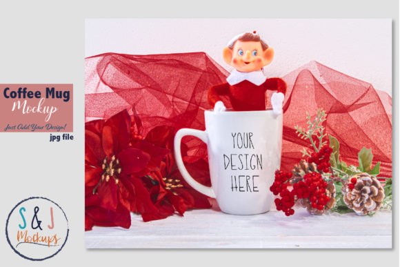 Christmas Mug Mockup, Graphics & Christmas Amp