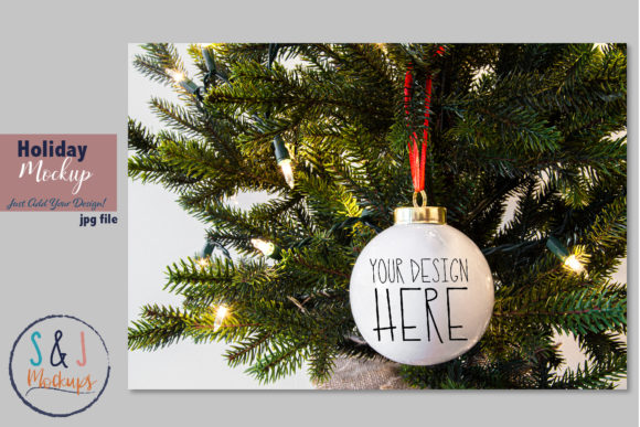 Christmas Ornament Mockup Graphics