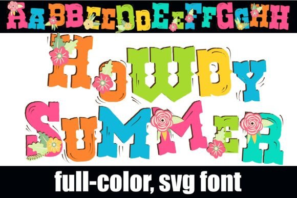 Howdy Summer: A Color Font for Local Branding