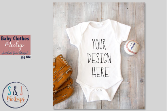 Kids Clothes Mockup: Graphics for Baby Amp Branding