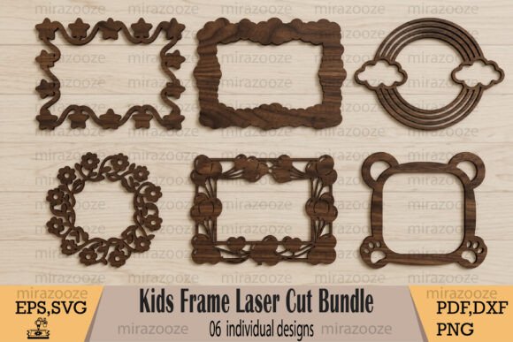 Kids Frame Laser Cut Bundle for Wall Decor