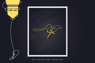 Line Art Poster Kangaroo: Graphics and Illustrations for Real Publishing