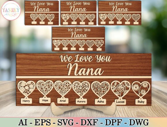 Personalized Mother’s Day Laser Cut File