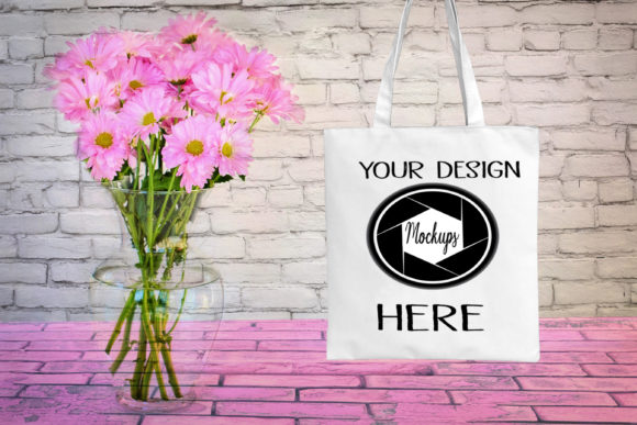 White Bag Mockup Graphics for Bags Amp